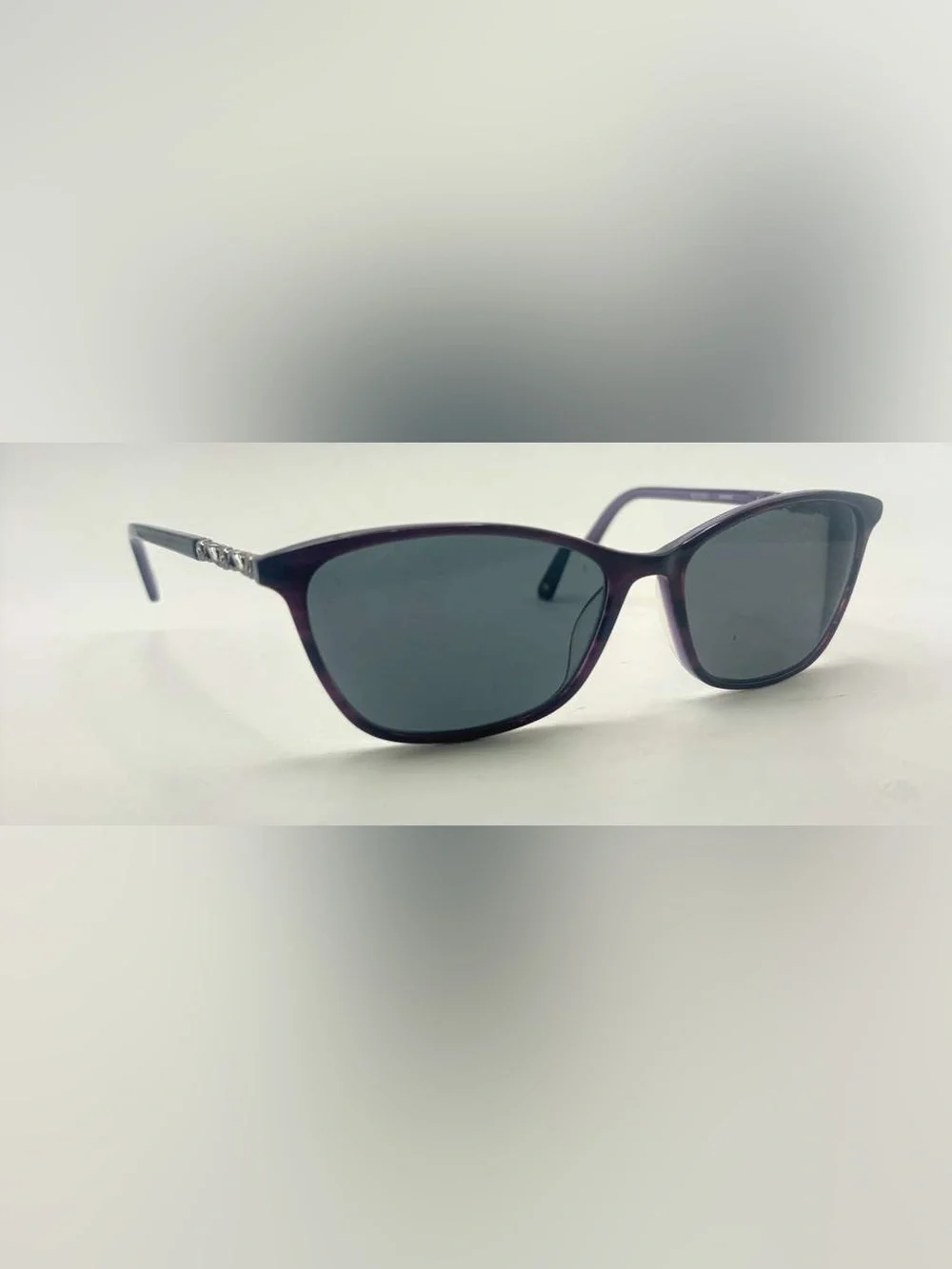 Bulova Moroni Purple Oval Sunglasses Frames Only